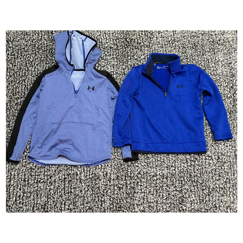 Boys Youth Under Armour Quarter Zip Lot. Size YSM. GUC